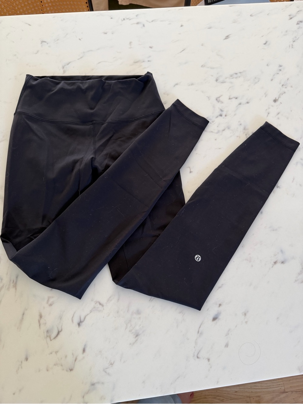 lululemon athletica Black High-Rise Leggings with Logo